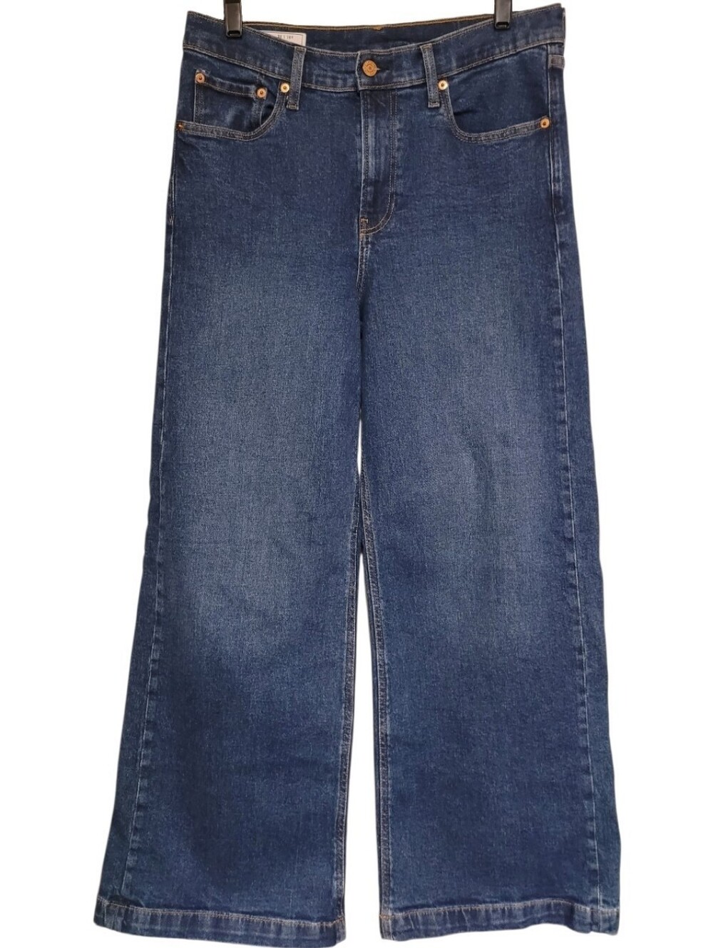 Gap High Rise Stride Wide Leg Jeans Size 30/10S Womens Measures 32x29.5